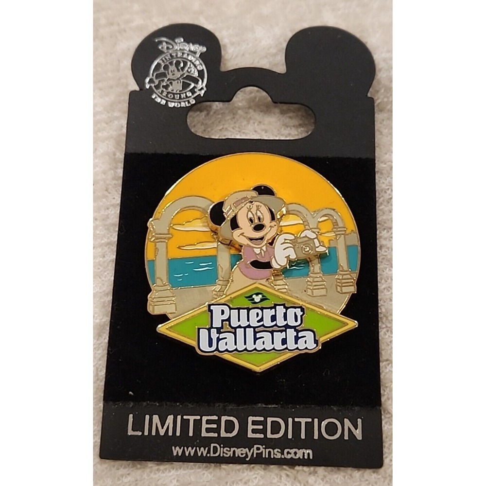 Disney Pin Minnie Mouse Puerto Vallarta DCL 2008 Panama Canal LE 1000 61610